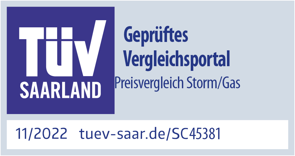 TÜV Saarland hat den Strom- und Gaspreisvergleich des Vergleichsportals geprüft