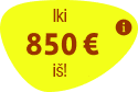 Störer: 850 Euro sparen, hell