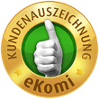 eKomi-Siegel Kundenauszeichnung